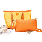 شفاف السيدات حمل حقائب واضح بك حقائب، البرتقالي / الأحمر / الأزرق